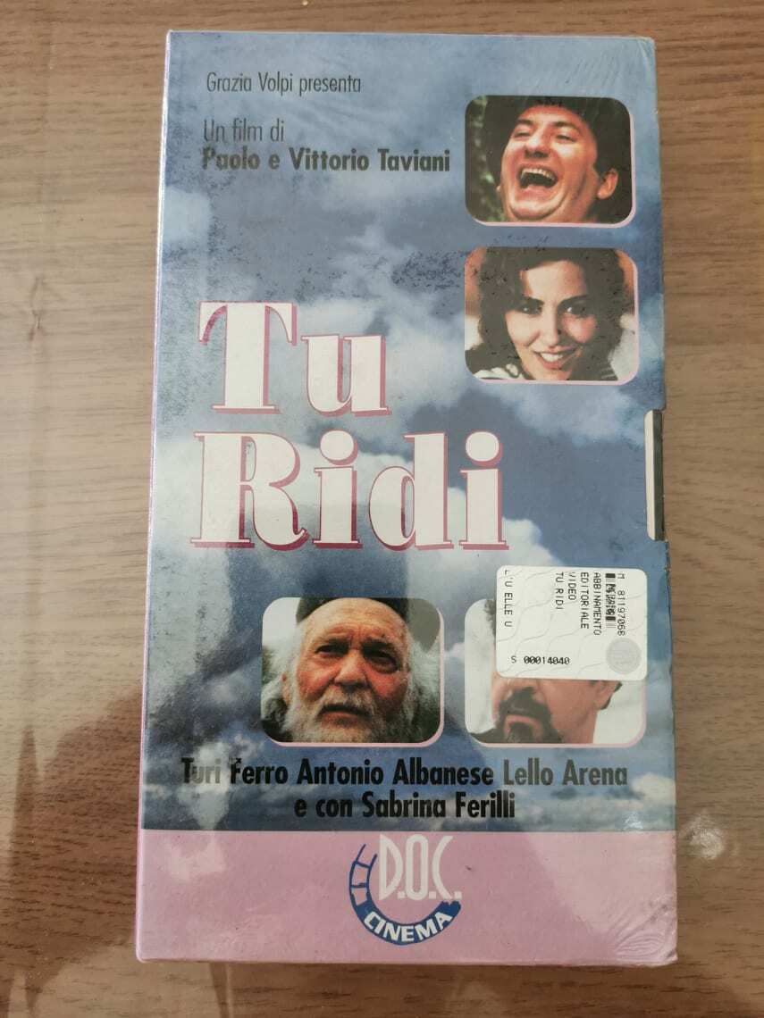 Tu Ridi - P. e V. Taviani - D.O.C. Cinema - 1998 - VHS - AR vhs usato