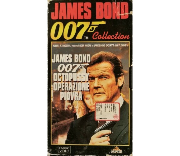 007 COLLECTION JAMES BOND - OCTOPUSSY, OPERAZIONE PIOVRA (VHS) 1997