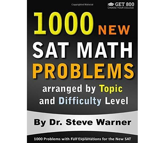 1000 SAT Math Problems is both a comprehensive SAT math course and an extended S