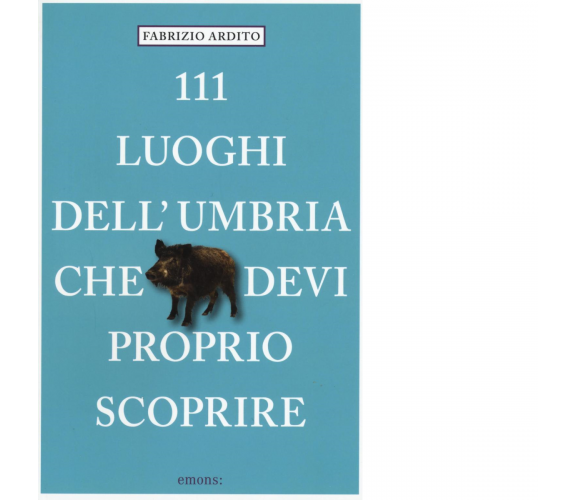 111 LUOGHI DELL'UMBRIA CHE DEVI PROPRIO SCOPRIRE di ARDITO, FABRIZIO -2016