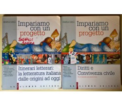 2 vol. Impariamo con un progetto: Itinerari letterari/ Diritti e convivenza -L