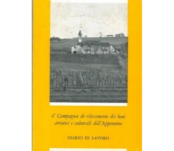 4° CAMPAGNA DI RILEVAMENTO DEI BENI ARTISTICI E CULTURALI DELL'APPENNINO  