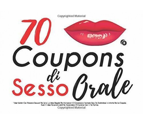 70 Coupons Di Sesso Orale Ticket Erotici con Posizioni Sessuali per Lei e Lui. I