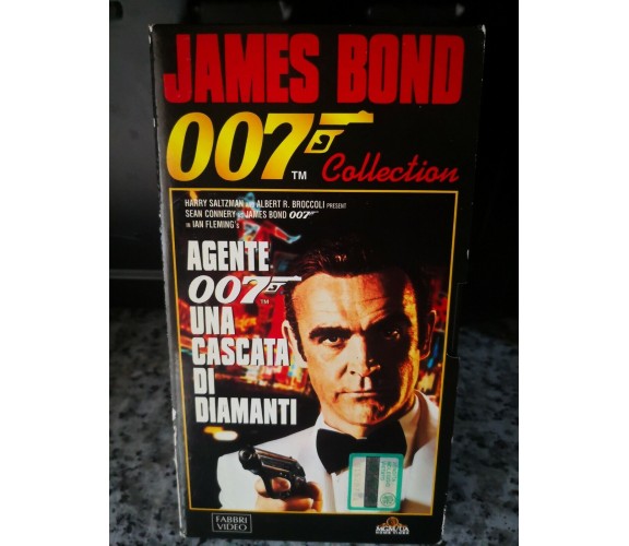 AGENTE 007 UNA CASCATA DI DIAMANTI -vhs -1996 - Univideo -F