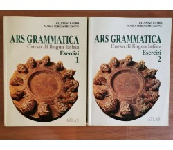 ARS grammatica esercizi 1 e 2 - Balbis/Bruzzone - Atlas - 1999 - AR