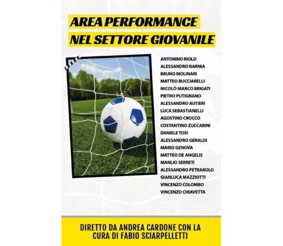  Area performance nel settore giovanile di Andrea Cardone, 2023, Youcanprint