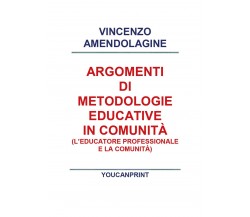 Argomenti di metodologie educative in comunità, Vincenzo Amendolagine,  2018