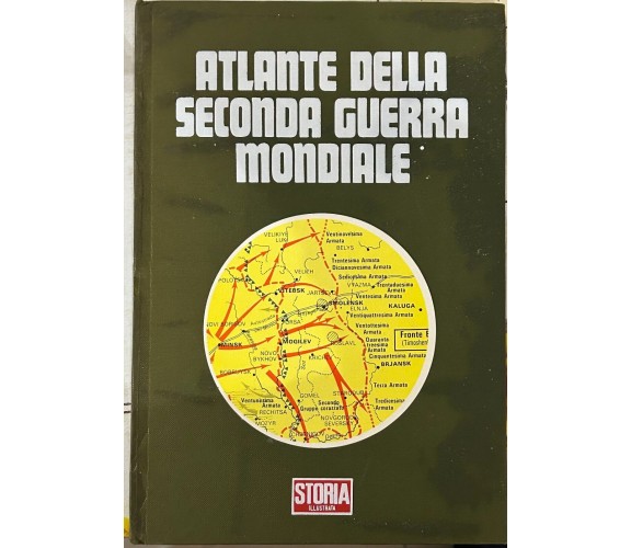 Atlante della Seconda Guerra Mondiale di Richard Natkiel, Peter Young, 1974,