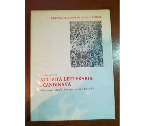 Attività letteraria scandinava - Renzo Pavese - Bulzoni - 2000- M