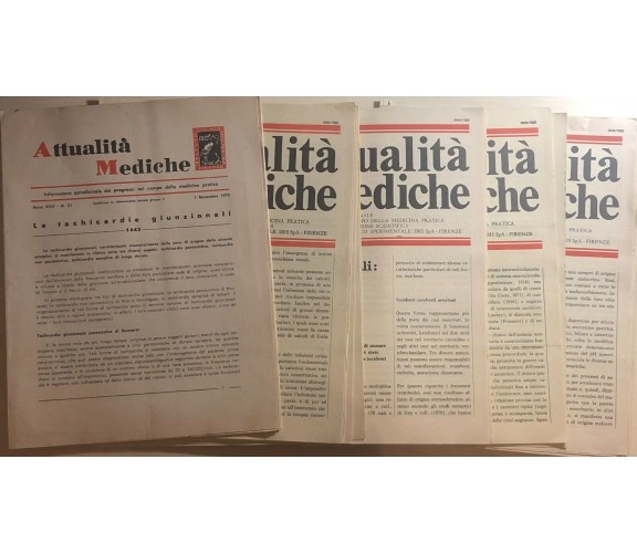 Attualità mediche 30 numeri di Aa.vv.,  1973,  Ibis Firenze