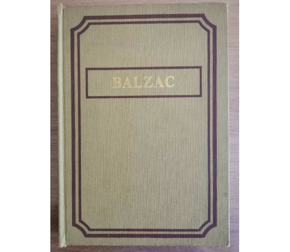 Balzac - H. De Balzac - Casini editore - 1966 - AR