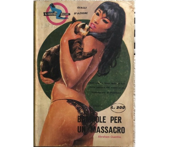 Bambole per un massacro di Abraham Quentin,  1969,  Ma.ga. Editrice