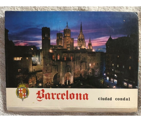 Barcelona ciudadi condal cartoline della città di Aa.vv.,  V.c. Ed. Y Distr. Fab