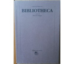 Bibliotheca - Benedini - Officina del cherubo,1990 - R