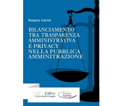 Bilanciamento tra trasparenza amministrativa e privacy nella pubblica amministra