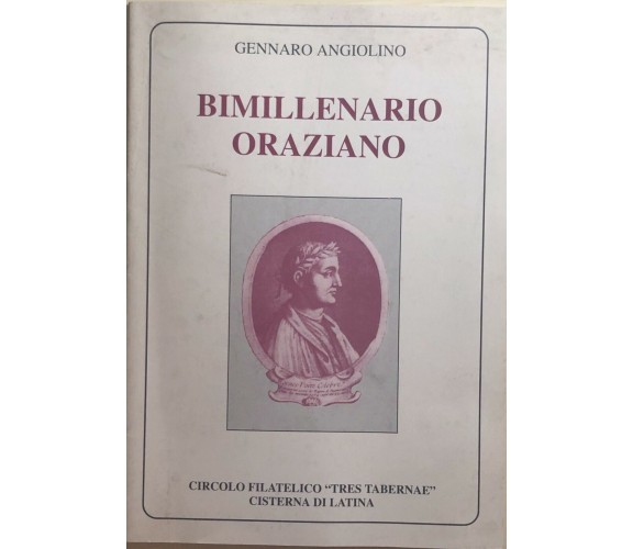 Bimillenario Oraziano di Gennaro Angiolino, 1993, Circolo Filatelico Tres Tabern