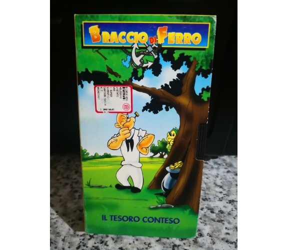 Braccio di ferro - Il tesoro conteso - vhs -1996 - Olimpia -F