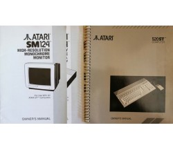 COLLEZIONISMO. Atari Owner’s Manual + due fascicoli  di Atari,  1985 - ER