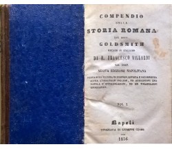 COMPENDIO DELLA STORIA ROMANA DEL DOTTOR GOLDSMITH Volume 1 (1856) Ca