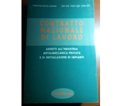 CONTRATTO NAZIONALE DI LAVORO - AA.VV - BARDI - 2000 - M 