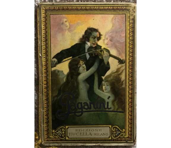 Calendarietto Paganini di Salone Andaloro Giuseppe,  1927,  Edizioni F.lli Cella