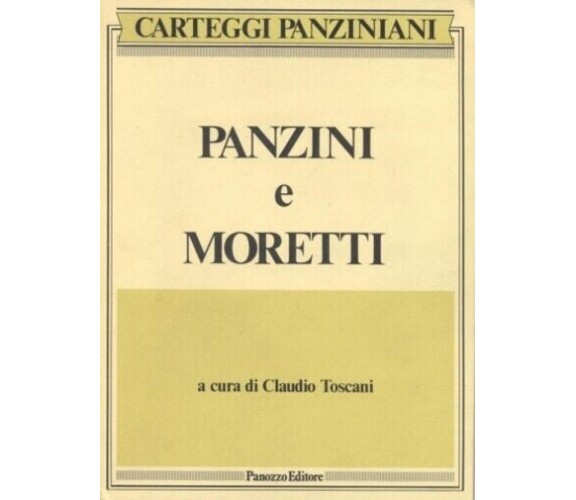 Carteggi panziniani. Panzini e Moretti di Alfredo Panzini, Marino Moretti, 19