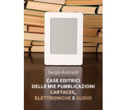 Case editrici delle mie pubblicazioni cartacee, elettroniche e audio (Andreoli)