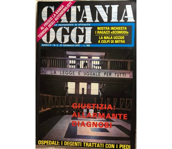 Catania oggi n.3/1977 di Aa.vv.,  1977,  Società Editrice Ionica