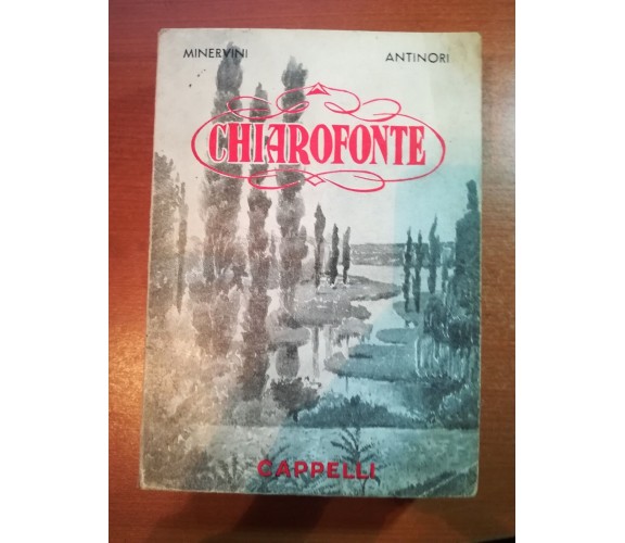 Chiarofonte - Minervini , Antinori - Cappelli - 1949 -  M