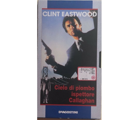 Cielo di piombo ispettore Callaghan VHS di Clint Eastwood, 1999, Deagostini