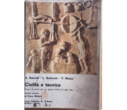 Civiltà e tecnica 2 di Boscolo-bulferetti-meloni,  1970,  Casa Editrice D’Anna