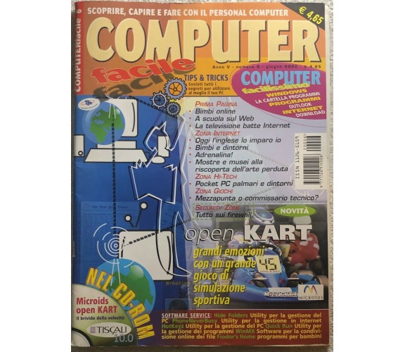 Computer facile n. 6 di Aa.vv.,  2002,  Techno Publishing