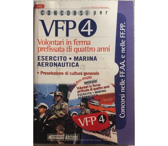 Concorsi per VFP 4. Volontari in ferma prefissata di quattro anni. Esercito, mar