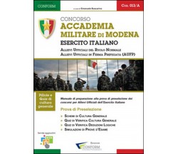 Concorso accademia militare di Modena. Esercito italiano. Prova di preselezione