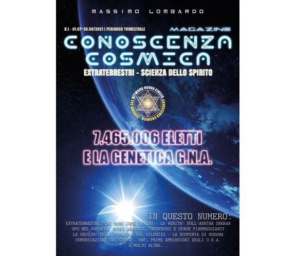 Conoscenza Cosmica Magazine N.1 di Massimo Lombardo,  2021,  Youcanprint