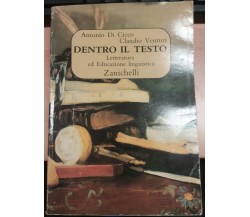 DENTRO IL TESTO - ANTONIO DI CICCO / CLAUDIO VENTURI - ZANICHELLI - 1998 - M