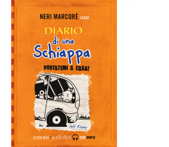 DIARIO DI UNA SCHIAPPA. PORTATEMI A CASA di JEFF KINNEY - Emons, 2017