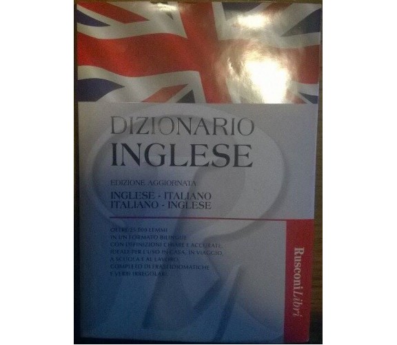 DIZIONARIO - INGLESE ITALIANO-  RUSCONI, edizione 2012, nuovo