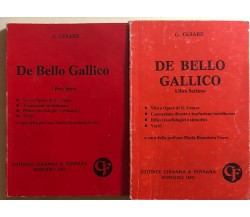 De bello gallico Libri 6-7	di Giulio Cesare, 1983, Editrice Ciranna & Ferrara