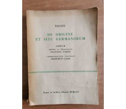 De origine et situ germanorum - Tacito - 1964 - AR