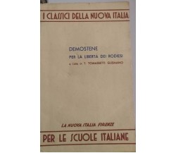 Demostene per la libertà dei Rodiesi-T.T.Gusmano,1967,La Nuova Italia -S
