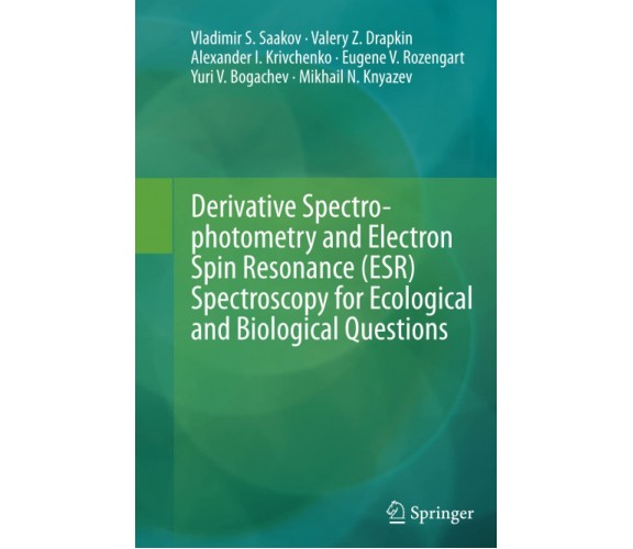 Derivative Spectrophotometry and Electron Spin Resonance (ESR) Spectroscopy 