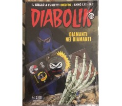 Diabolik n. 7 Anno LXI - Diamanti nei diamanti+Spilla commemorativa 1962-2022 Di