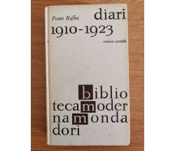 Diari 1910-1923 vol. II - F. Kafka - Mondadori - 1964 - AR