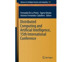 Distributed Computing and Artificial Intelligence, 15th International Conference