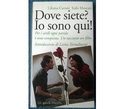 Dove siete? Io sono qui - Liliana Cavani, Italo Moscati - 1993, Marsilio - L 