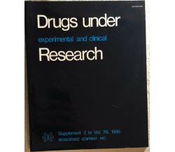 Drugs under experimental and clinical research di Aa.vv.,  1986,  Bertelli-cocuz