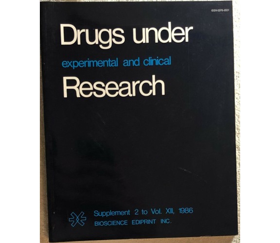 Drugs under experimental and clinical research di Aa.vv.,  1986,  Bertelli-cocuz