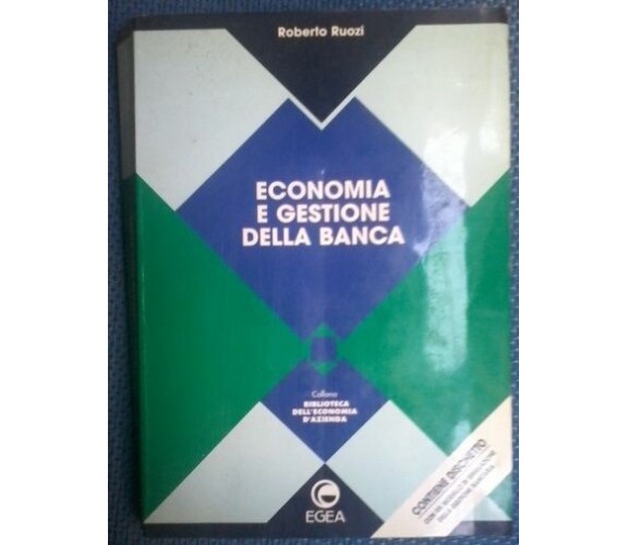 Economia e gestione della banca + floppy disk - Ruozi - Egea, 1997 - L