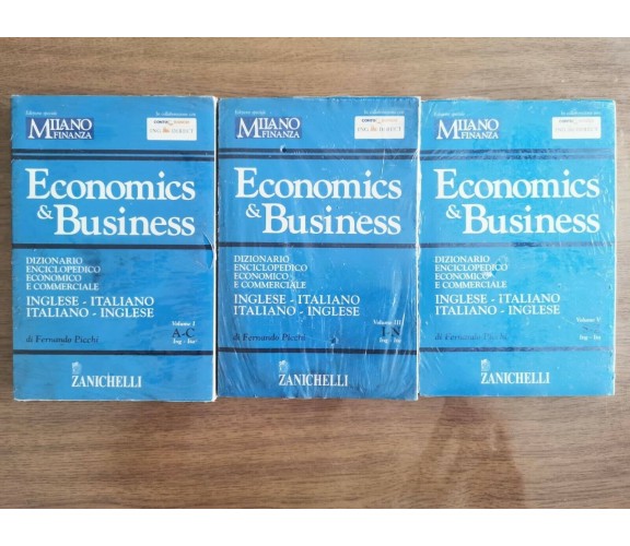 Economics & Business vol. I, III, V - F. Picchi - Zanichelli - 2004 - AR